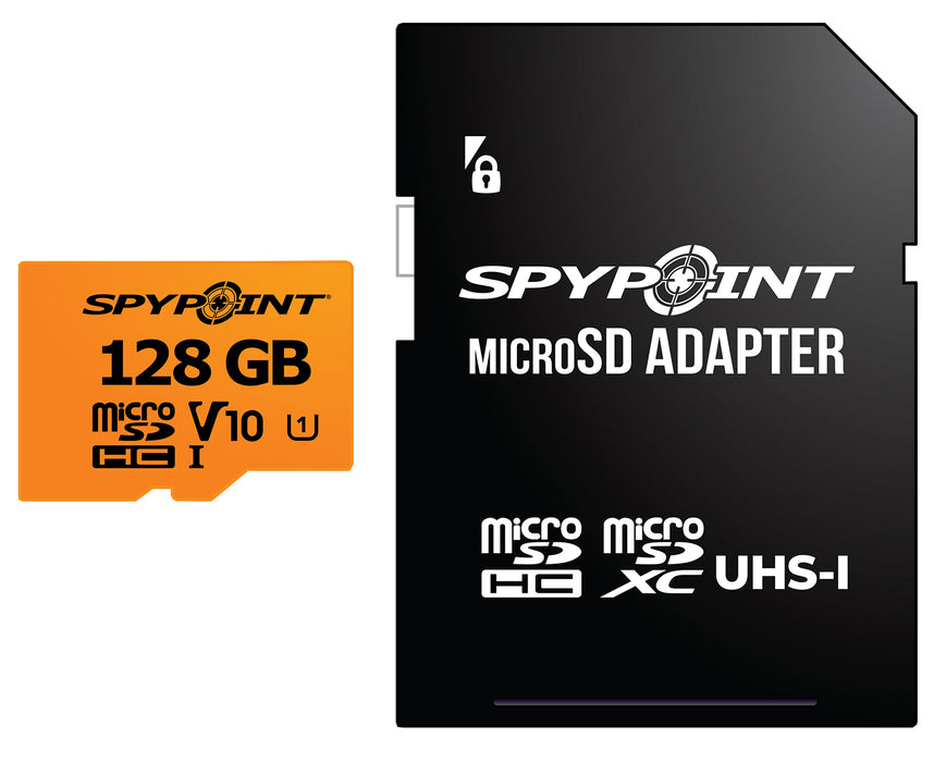 Spypoint 05887 Micro SD Memory Card Black 128GB Memory
