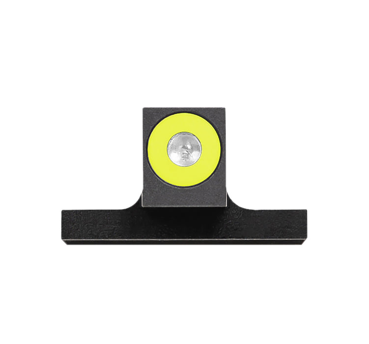 Night Fision SAW200001YGX Tritium Front Sight for Smith & Wesson  Green Tritium Yellow Outline M&P/Shield/SD9VE