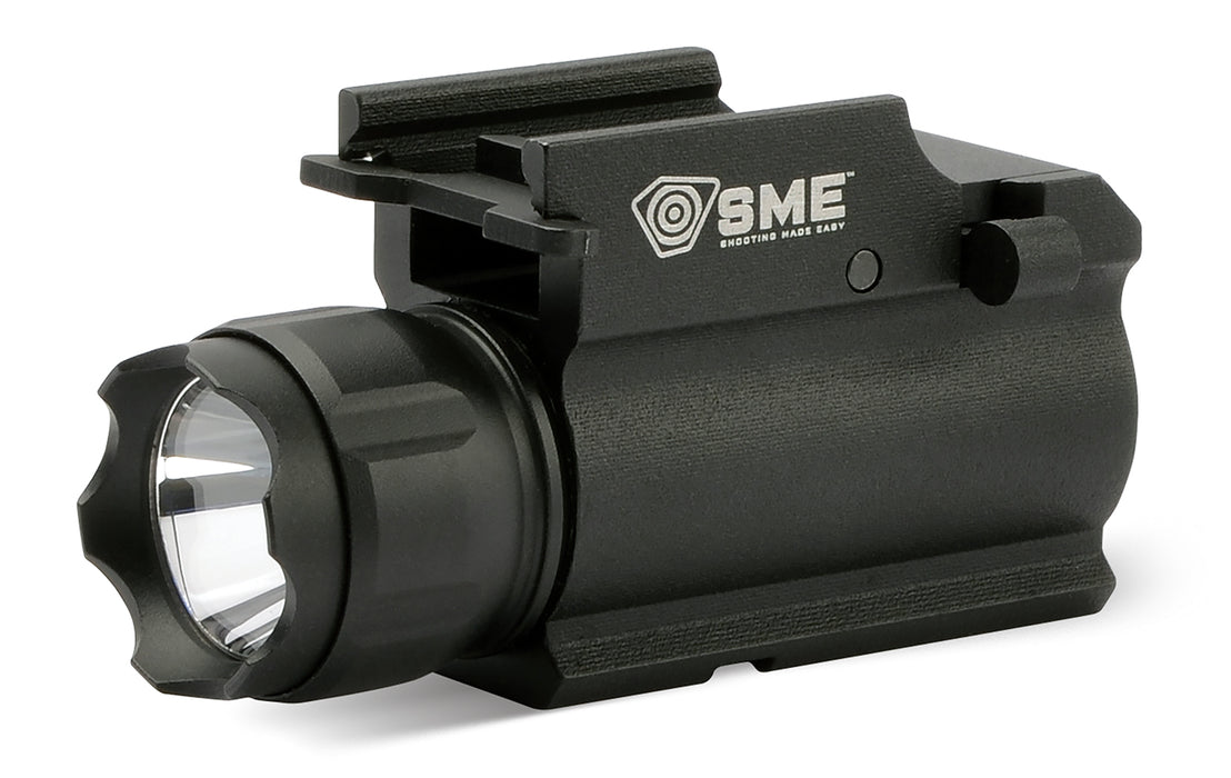 SME SMEWL Rail Mounted Pistol Weapon Light  Black 250 Lumens White Cree LED