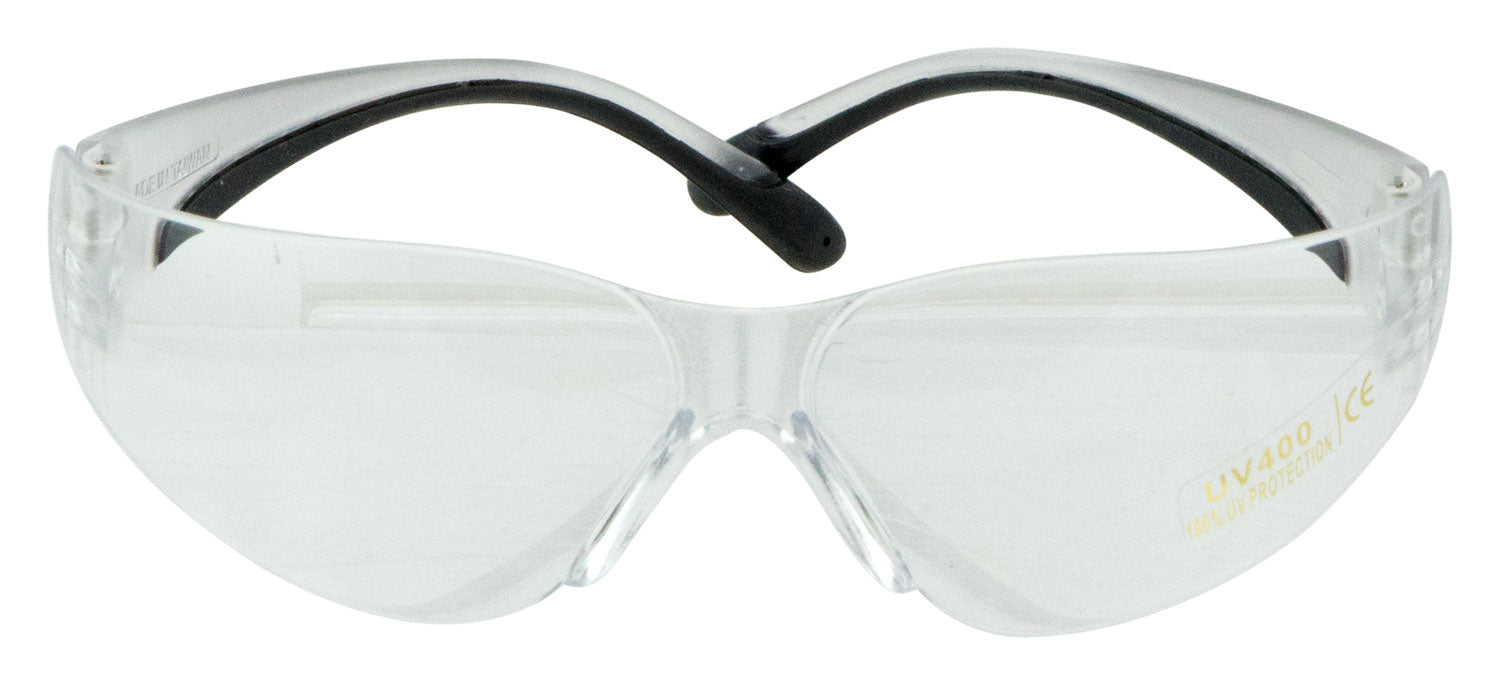 Walker's GWPYWSGCLR Sport Glasses Clearview Youth Clear Lens Polycarbonate Clear Frame