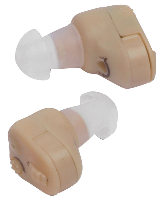 Walker's GWPUE2002 Ultra Ear ITE Hearing Enhancer Plastic 105 dB Behind the Ear Tan Adult 2 Per Pack