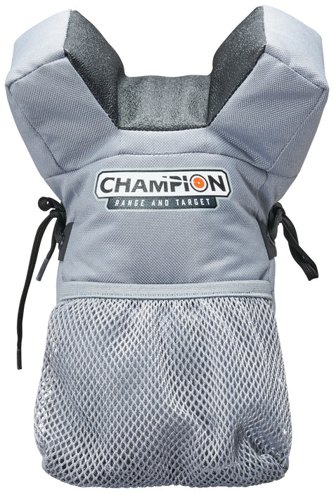 Champion Targets 40895 Rail Rider Shooting Rest Front Bag Gray w/Black Panels