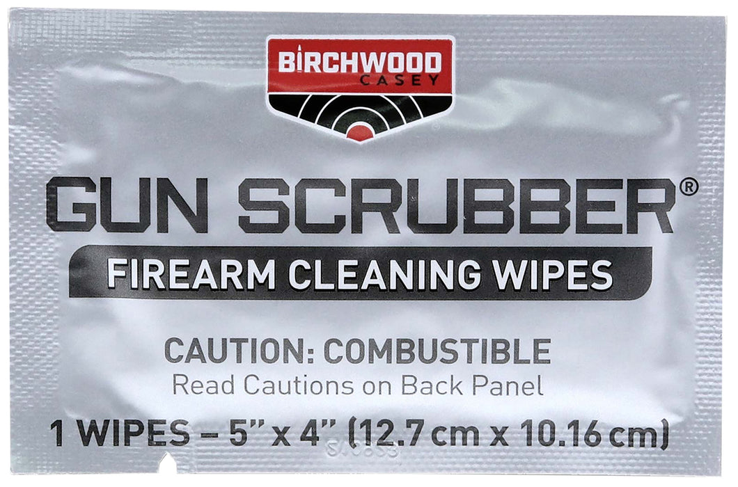 Birchwood Casey 33312 Gun Scrubber Take Alongs 12 Individual Wipes Per Pack
