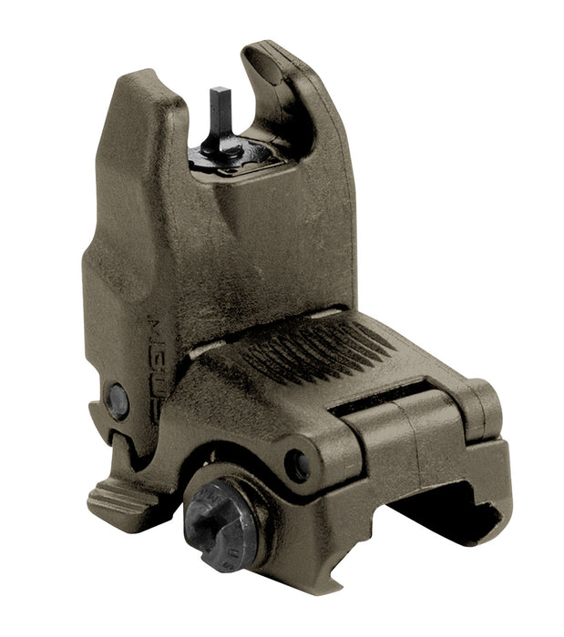 Magpul MAG247-ODG MBUS Sight Front  Olive Drab Green Folding for AR-15/M16