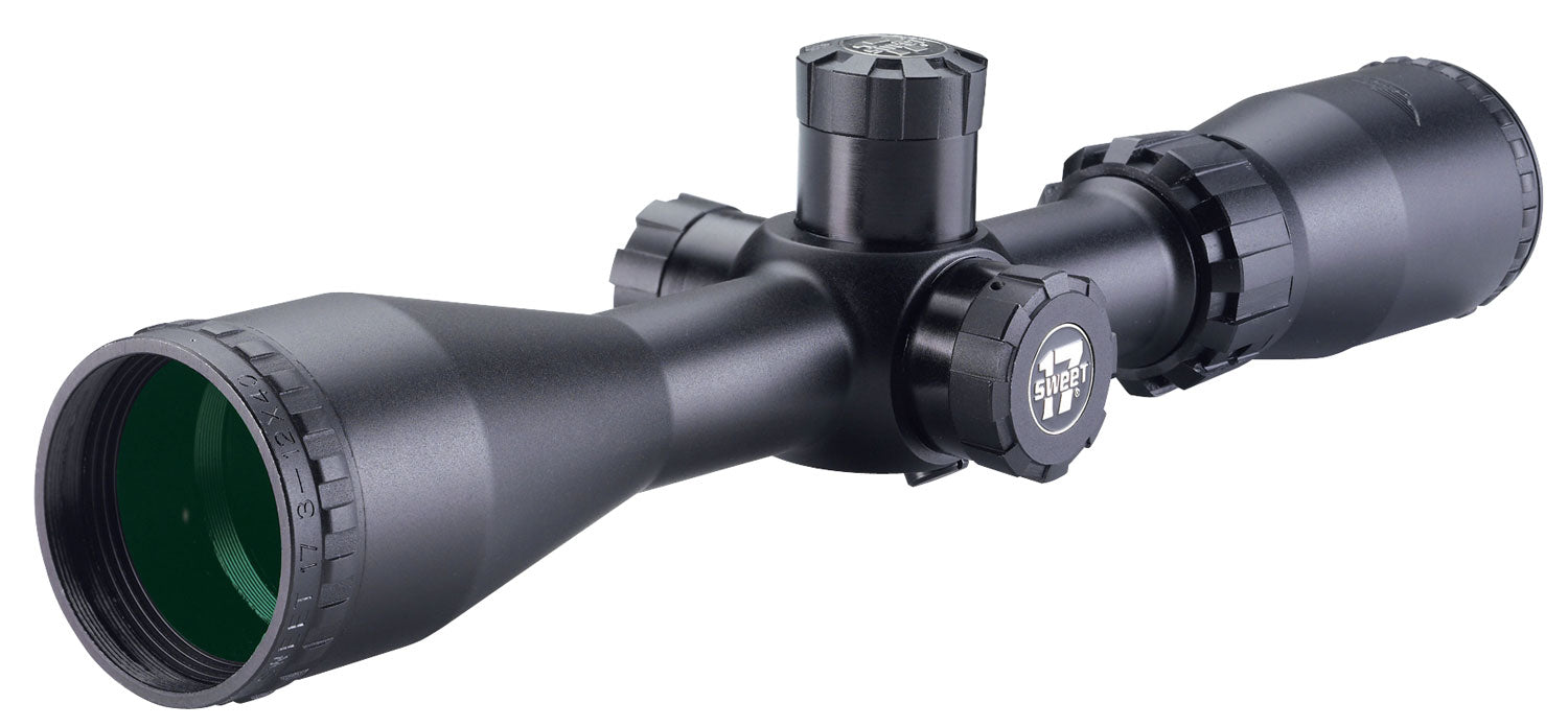 BSA S17312X40RGB Sweet 17 Black Matte 3-12x 40mm 1" Tube Illuminated RGB Cross Reticle