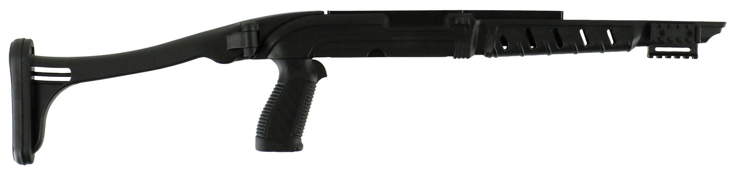 ProMag PM279 Tactical Folding Stock  Black Synthetic with Pistol Grip for Mossberg 702 Plinkster