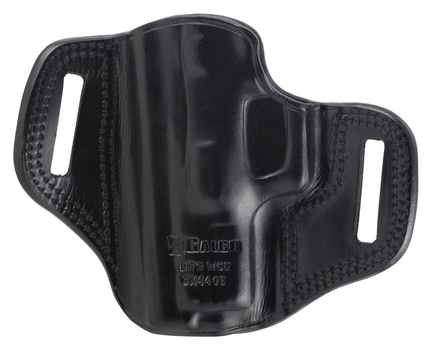 Galco CM440B Combat Master  OWB Black Leather Belt Slide Fits Springfield XD Fits Springfield XD Mod. 2 Fits Springfield XD-M Right Hand