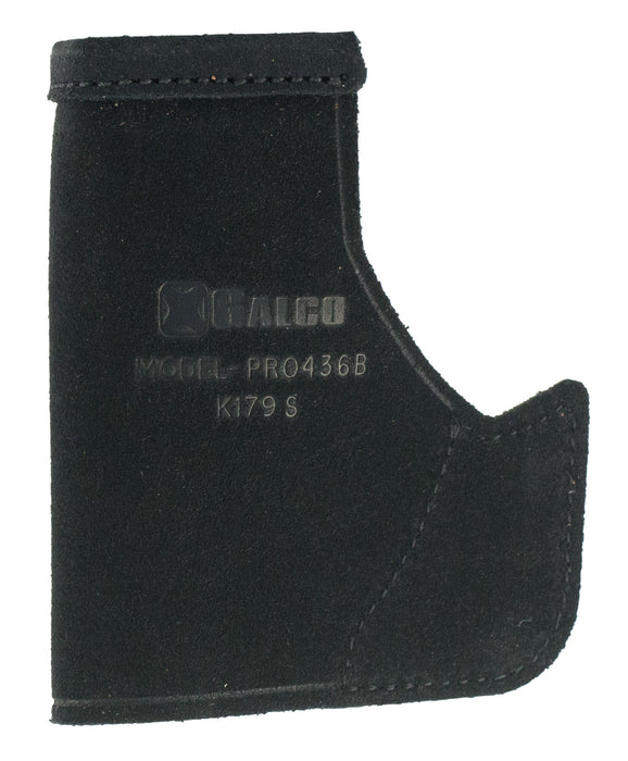 Galco PRO436B Pocket Protector  Black Leather Fits Ruger LCP/Kel-Tec P-32/Diamondback DB/NAA Guardian Ambidextrous