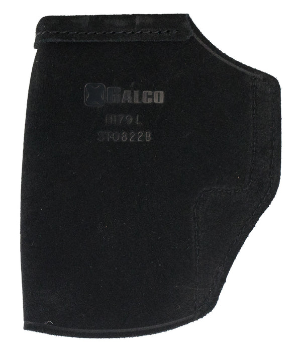 Galco STO836B Stow-N-Go  IWB Black Leather Belt Clip Fits Ruger LCP II/LCP Max Belt 1.75" Wide Right Hand