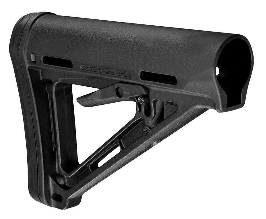 Magpul MAG401-BLK MOE Carbine Stock Black Synthetic with AR-15, M16, M4 with Commercial Tube (Tube Not Included)