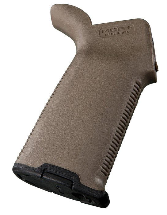 Magpul MAG416-FDE MOE+ Grip Textured Flat Dark Earth Polymer with OverMolded Rubber for AR-15, AR-10, M4, M16, M110, SR25