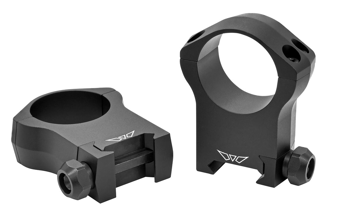 Warne 7217M Scope Rings Mountain Tech Matte Black 30mm Ultra High 0 MOA