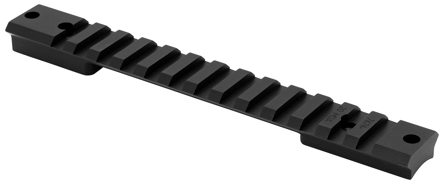 Warne 767420MOA Remington 700 Mountain Tech Tactical Rail Black Anodized 20 MOA