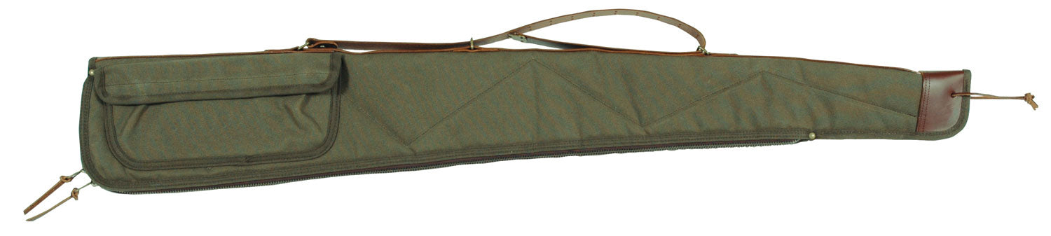 Bob Allen 14534 Canvas Shotgun Case Green Canvas 48" Long Shotgun