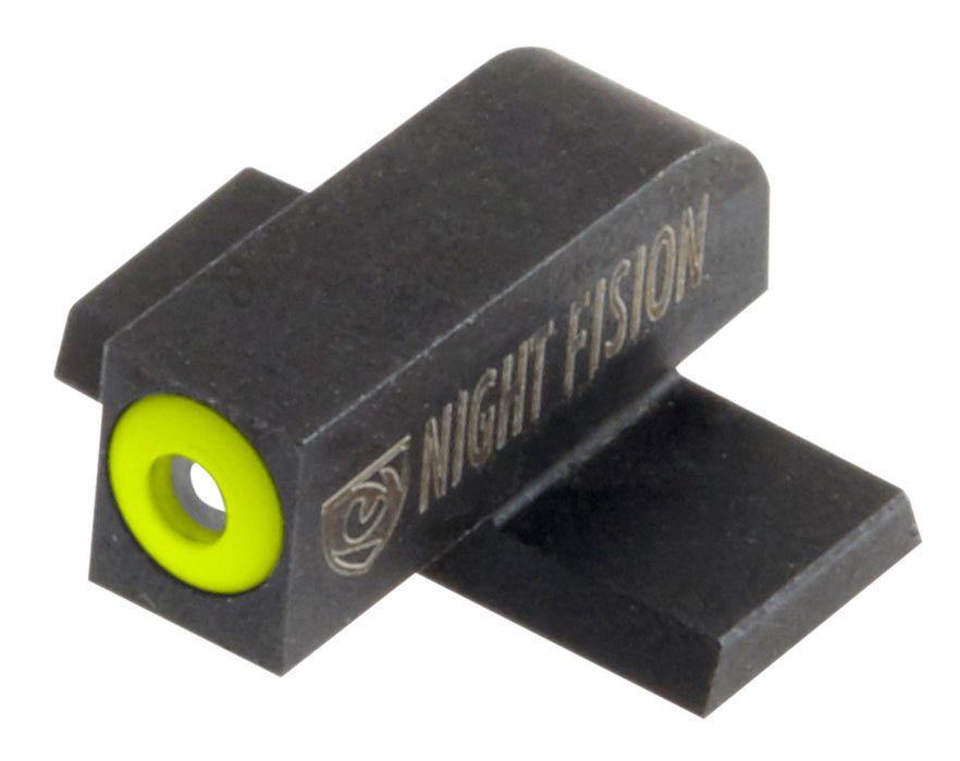 Night Fision SPR225001YGX Perfect Dot Tritium Night Sights For Springfield  Black | Green Tritium Yellow Ring Front Sight