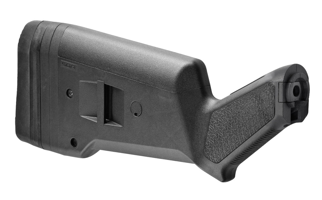 Magpul MAG490-BLK SGA Shotgun Stock Black Synthetic Fits Mossberg 500/590/590A1 Ambidextrous