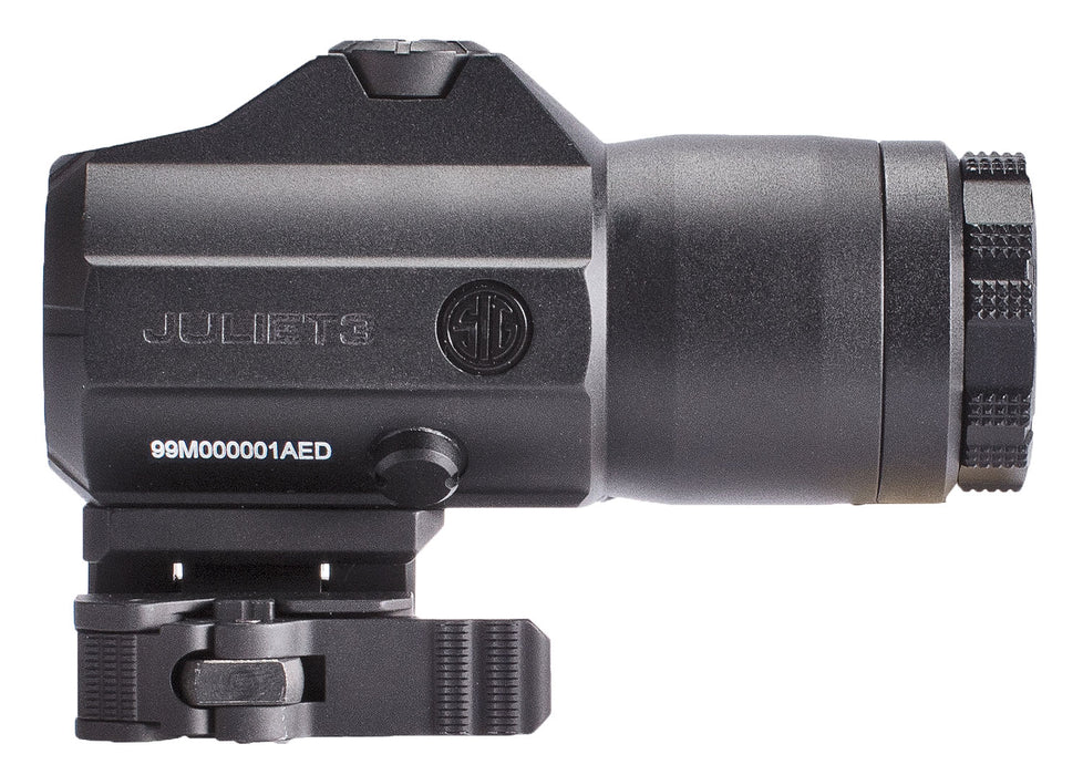 Sig Sauer Electro-Optics SOJ31001 Juliet3 Magnifier Black 3x24mm PowerCam 90 Degree  Mount