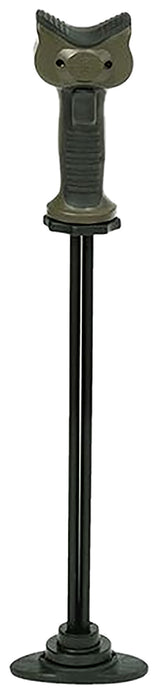 Cuddeback 164 Solid Aim Shooting Stick with Brown Finish, Rubber Foot & 8-60" Vertical Adjustment is Treestand & Crossbow Compatible