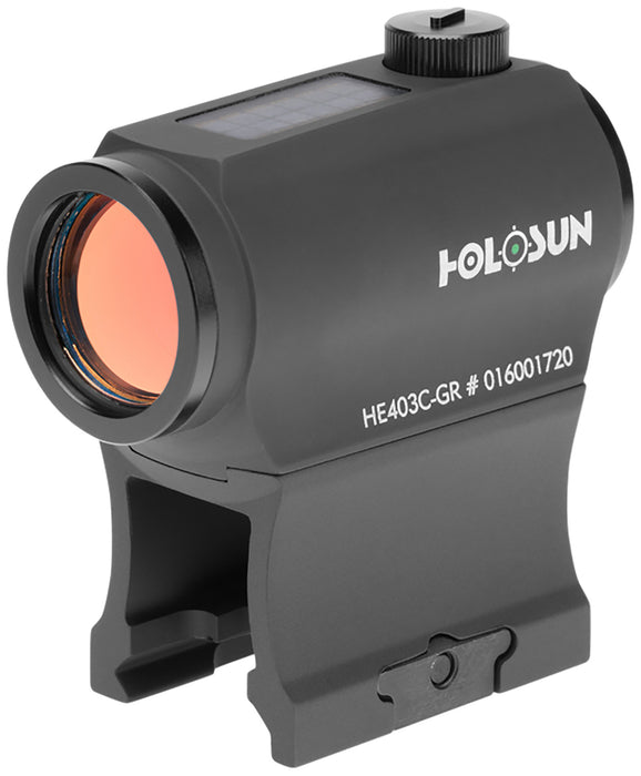 Holosun HE403CGR HE403C-GR  Black Anodized 1x 20mm 20mm Tube 2 MOA Green Dot Reticle 2 MOA Dot Carbine/Rifle