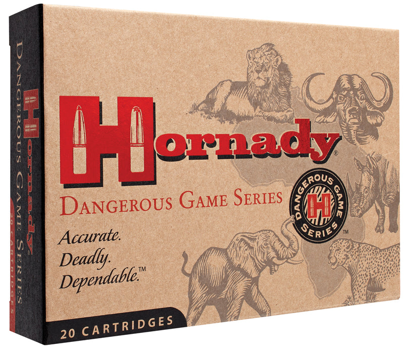 Hornady 82682 Dangerous Game  500-416 Nitro Express 400 gr Dangerous Game Solid (DGS) 20 Per Box/6 Cs