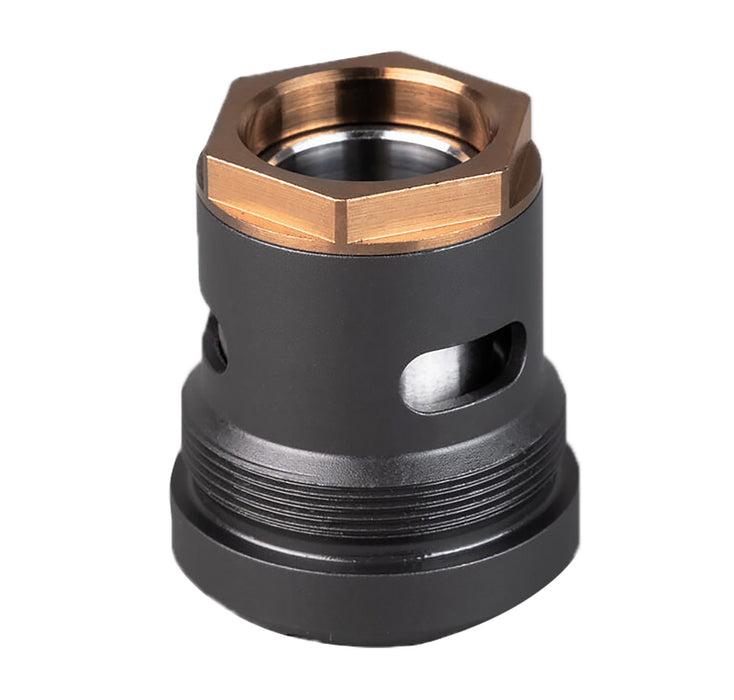 SilencerCo AC2448 3-Lug Mount  45 ACP Black Steel