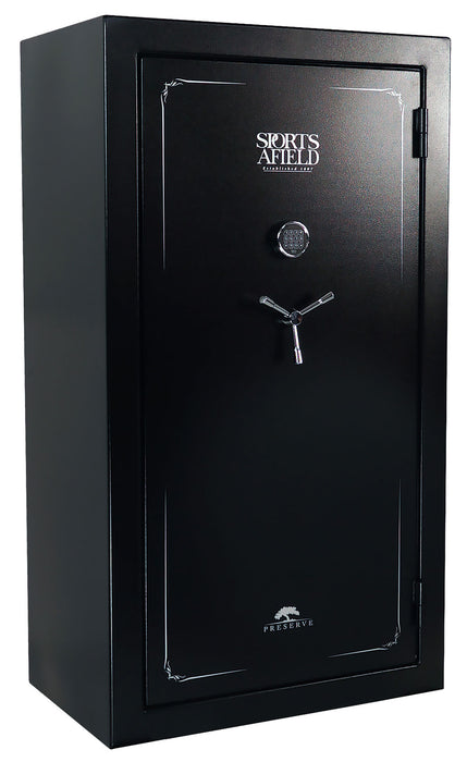 Sports Afield SECSA7240P Preserve SA7240P Keypad/Key Entry Black Steel Holds 60 + 8 72" H x 40" W x 25" D Fireproof- Yes