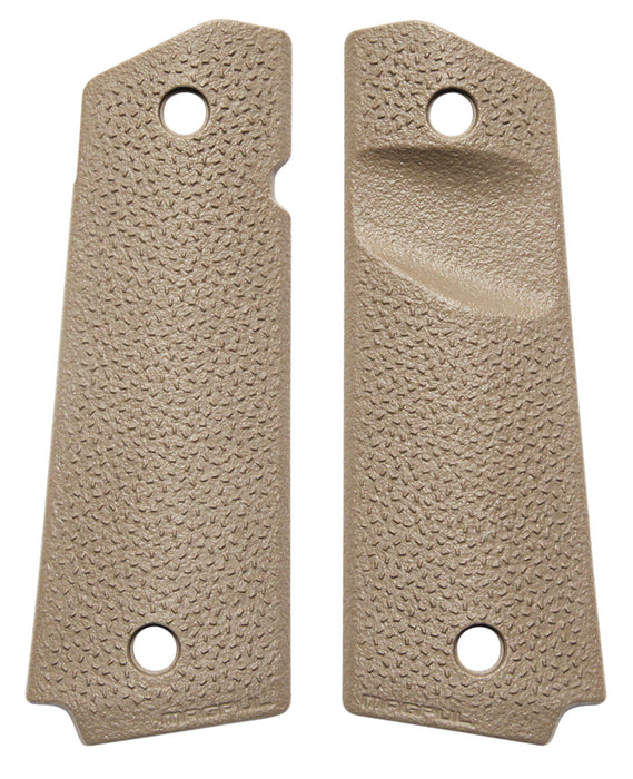 Magpul MAG544-FDE MOE Grip Panels Aggressive TSP Texture Flat Dark Earth Polymer for 1911 (Full Size)