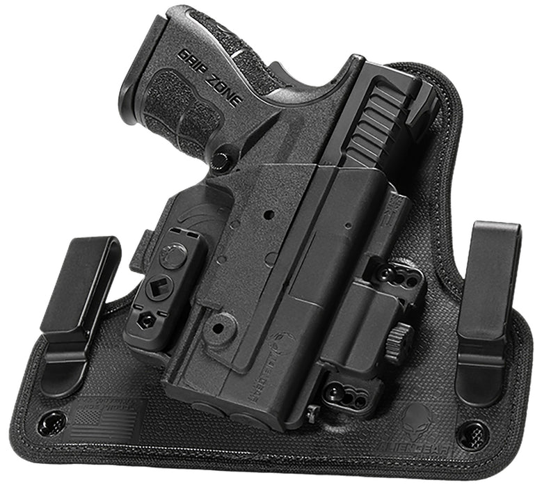 Alien Gear Holsters SSIW0771RHXX ShapeShift 4.0 IWB Black Polymer Belt Clip Fits Ruger LC9