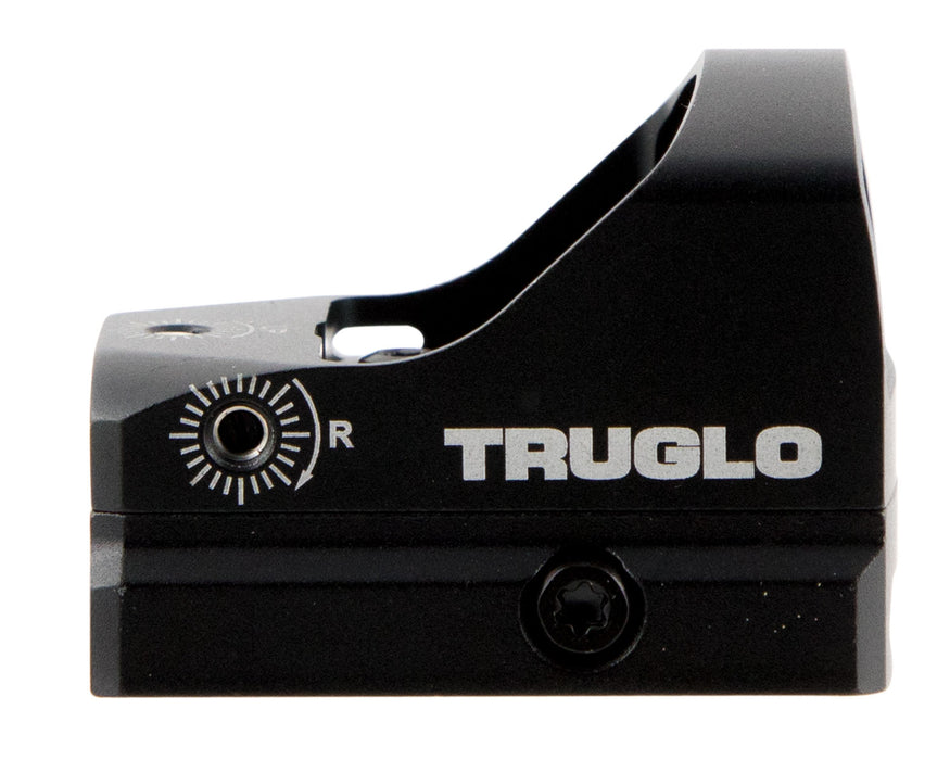 TruGlo TG-8100B Tru-Tec Micro Sub-Compact Matte Black 1x 23x17mm 3 MOA Illuminated Red Dot Reticle