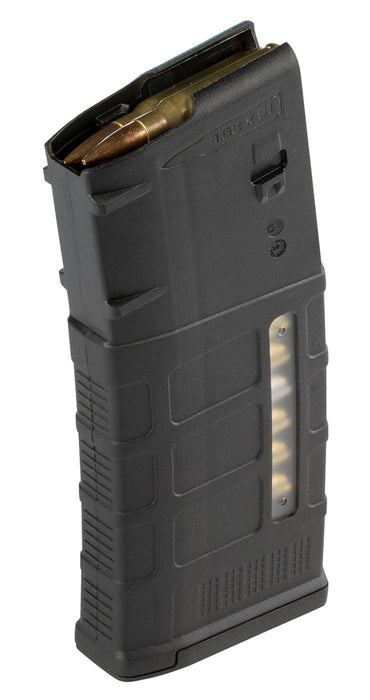 Magpul MAG577-BLK PMAG GEN M3 25rd Detachable w/Capacity Window 308 Win/7.62x51mm NATO Fits AR-10/M110/SR25 Black Polymer