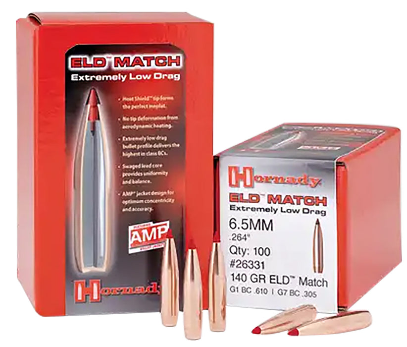 Hornady 28403 ELD Match  7mm .284 162 gr Extremely Low Drag Match 100 Per Box/ 15 Case