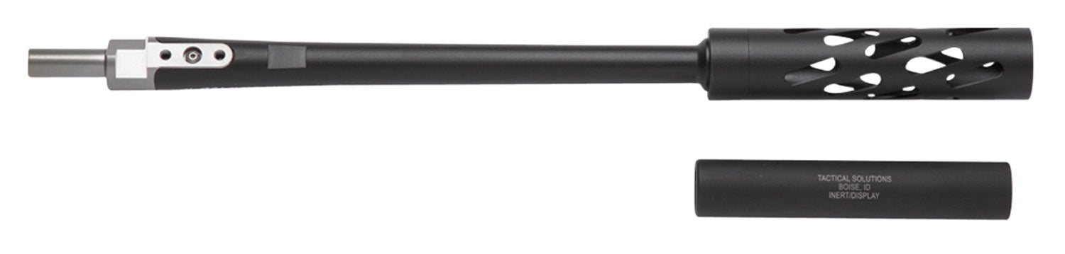 Tactical Solutions 1022TDSBXMB X-Ring SB-X Barrel 22 LR 16.63" Black Matte Finish Aluminum Material Tapered & Suppressor Ready for Ruger 10/22 Takedown Includes Suppressor