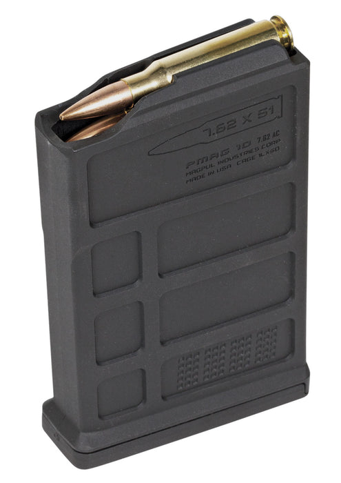 Magpul MAG579-BLK PMAG  Black AICS 10rd 6.5 Creedmoor/308 Win/7mm-08 Rem/260 Rem/243 Win/7.62x51mm NATO for Short Bolt Action Rifles