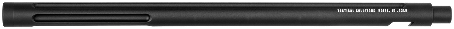 Tactical Solutions 1022TEMB X-Ring Barrel 22 LR 16.50" Matte Black Finish Aluminum Material Bull with Fluting & Threading for Ruger 10/22