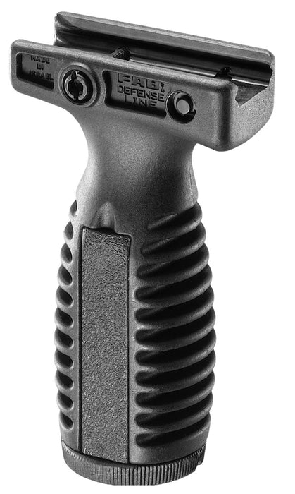 FAB Defense FXTAL4B TL-4 Tactical Vertical Foregrip Ergonomic & Ventilated w/Waterproof Anti Rattle Storage Compartment Black Fiberglass Reinforced Polymer