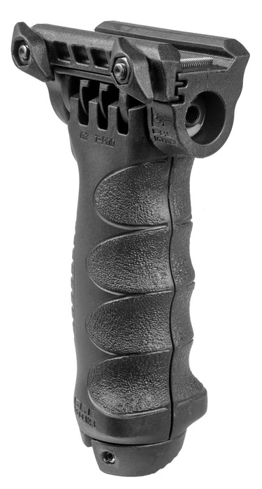 FAB Defense FXTPODG2QR T-Pod G2 Quick Release Foregrip & Bipod Independent Adjustable Legs Black Reinforced Polymer/ 6061 Aluminum/ Steel Construction