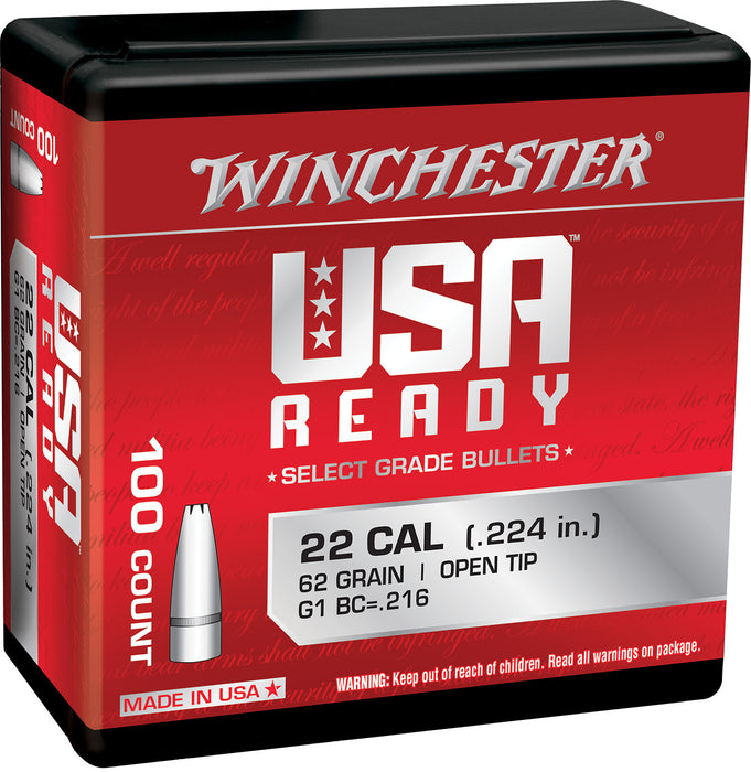 Winchester Ammo WBR22462 Centerfire Rifle  224 Valkyrie 62 gr Open Tip 100 Per Box/ 10 Case