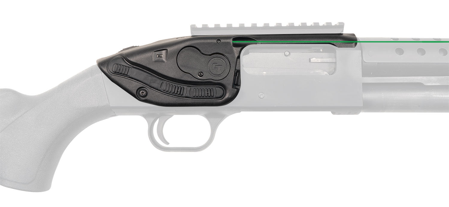 Crimson Trace 0178201 LS-250G Lasersaddle Green Laser Sight  Black Mossberg Shockwave/500/590