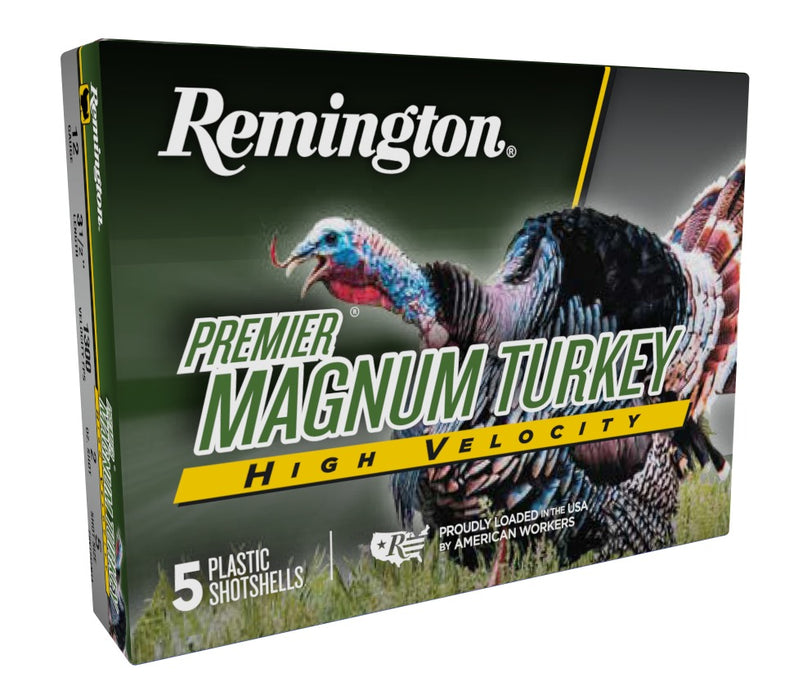 Remington Ammunition 28041 Premier Magnum Turkey High Velocity 12 Gauge 3.50" 2 oz 5 Shot 5 Per Box/ 20 Cs