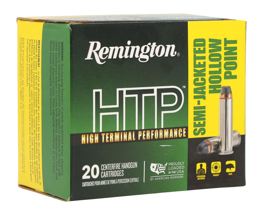 Remington Ammunition 22303 HTP  38Special+P 125gr Semi Jacketed Hollow Point 20 Per Box/25 Case