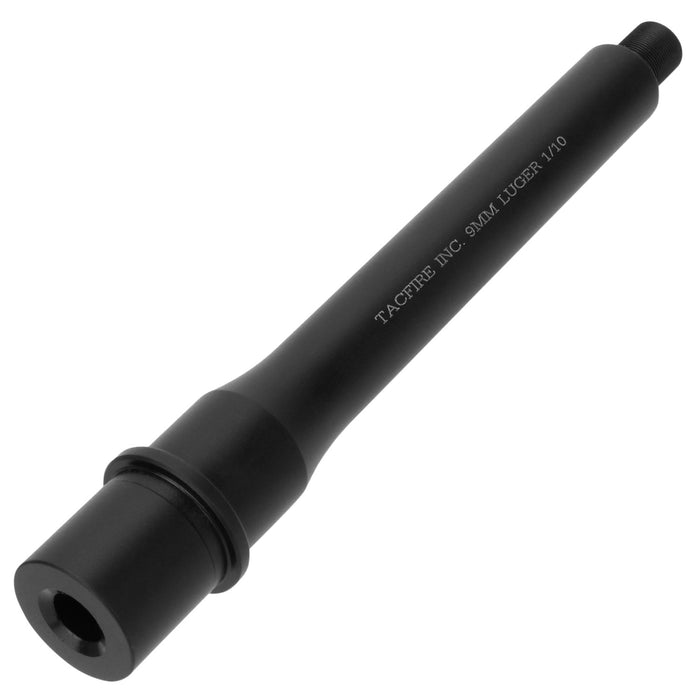 TacFire BAR9MM7 AR Barrel  9mm NATO 7.50" Black Nitride Finish Stainless Steel Material with Threading & 1:10" Twist for AR Pistol Platform