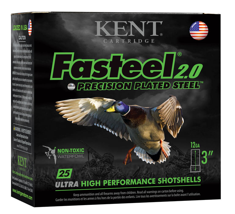 Kent Cartridge K123FS32BB Fasteel 2.0  12 Gauge 3" 1 1/8 oz 1560 fps BB Shot 25 Bx/10 Cs