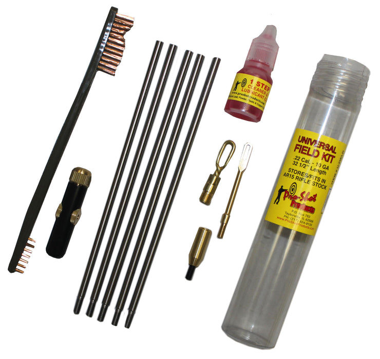 Pro-Shot UFIELD Universal Field Kit Multi-Caliber Multi-Gauge/Heavy Duty Tube w/Screw on Lid