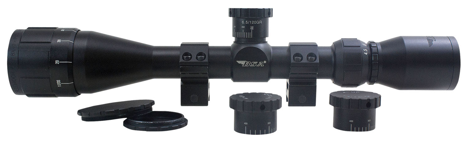 BSA 654518X40AOWRTB Sweet 6.5 Black Matte 4.5-18x 40mm AO 1" Tube 30/30 Duplex Reticle