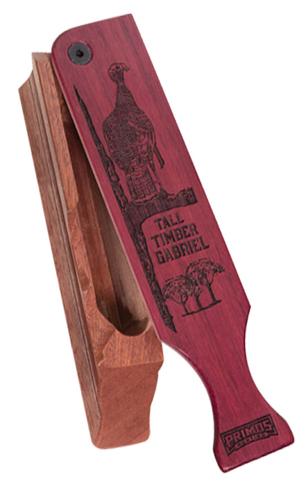 Primos 2915 Tall Timber Gabriel Box Call Attracts Turkeys Natural Wood