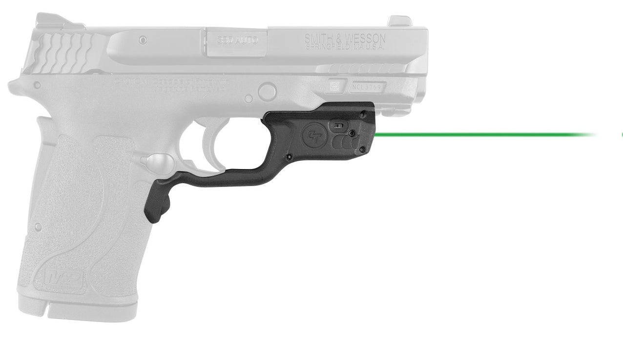 Crimson Trace 01-9880-1 LG-459G Laserguard  Black Green Laser Smith & Wesson M&P 9EZ/M&P 380EZ/M&P 22 Compact