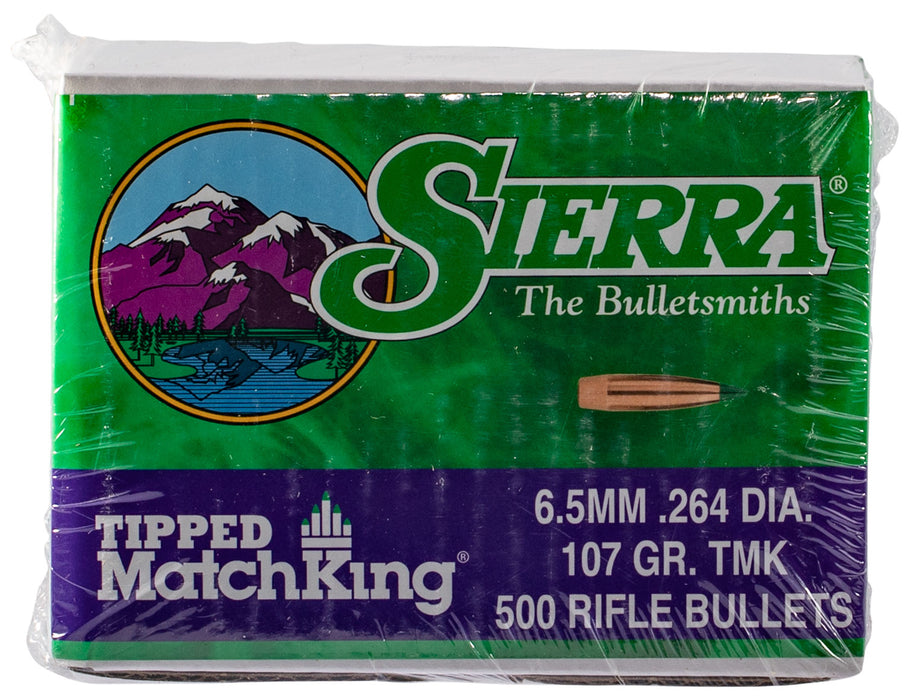 Sierra 7407C Tipped MatchKing  6.5 Creedmoor .264 107 gr Tipped MatchKing/ 500 Per Box