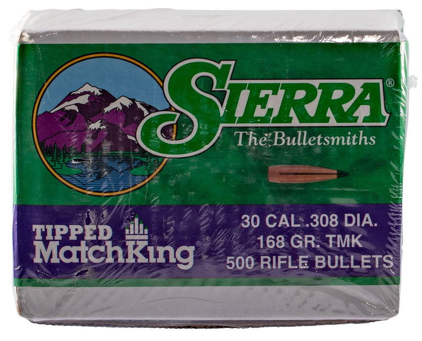 Sierra 7768C Tipped MatchKing  30 Cal .308 168 gr Tipped MatchKing/ 500 Per Box