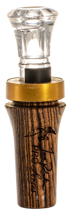 Duck Commander DCPROB Pro Series Bocote Open Call Double Reed Mallard Hen Sounds Attracts Ducks Brown Wood