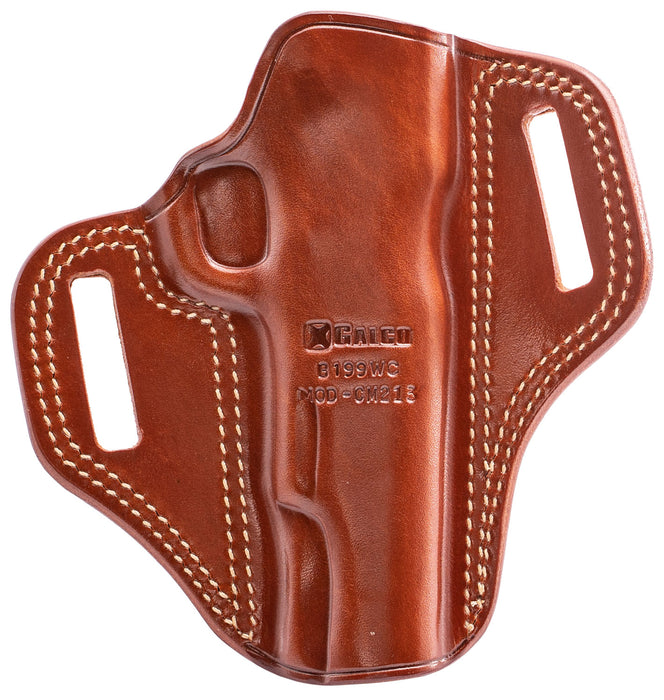 Galco CM213 Combat Master  Open Top Pancake Tan Leather Belt Loop Fits 1911 Left Hand